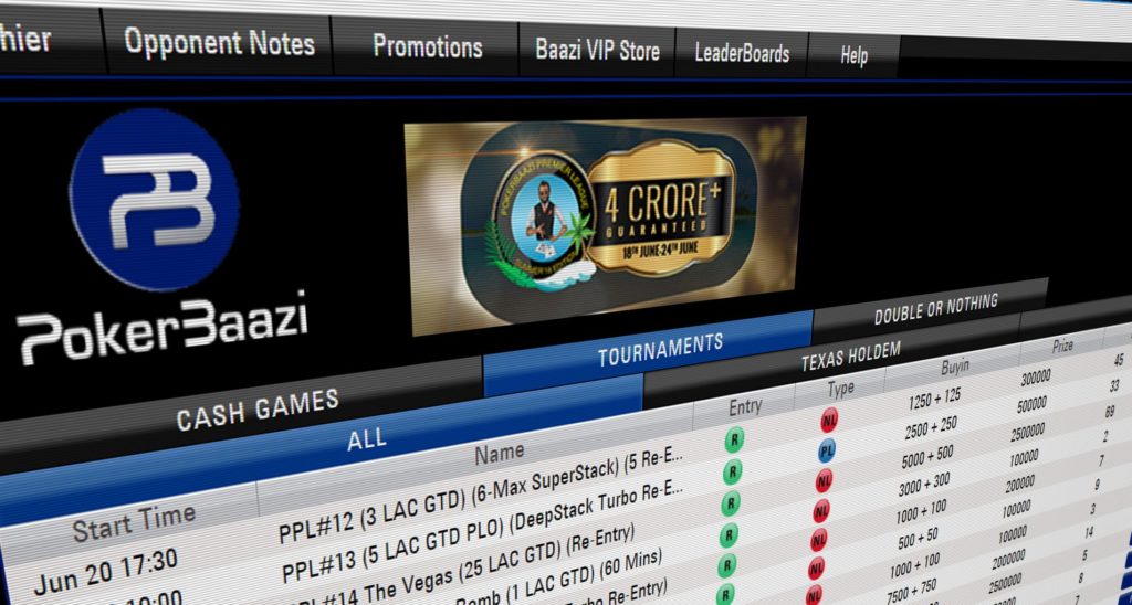 pokerbaazi tournaments